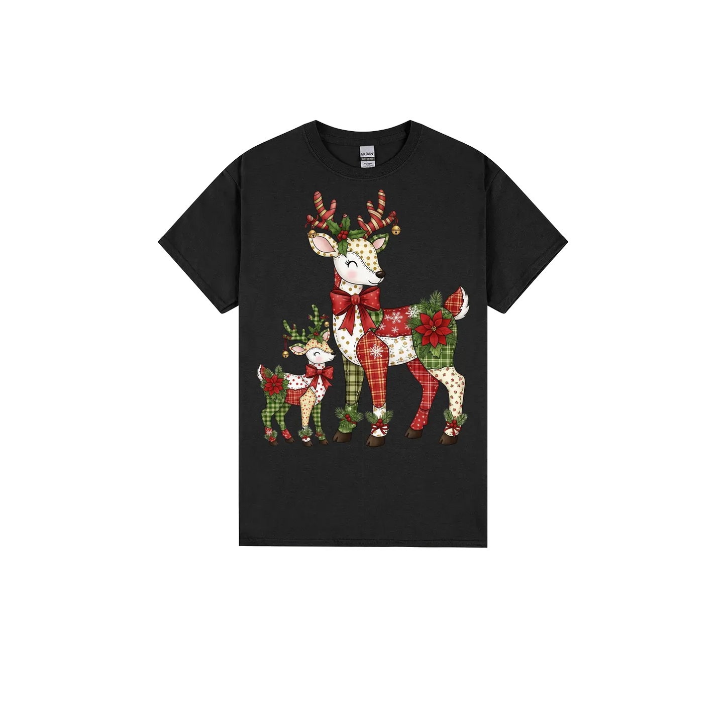 Black front flat lay