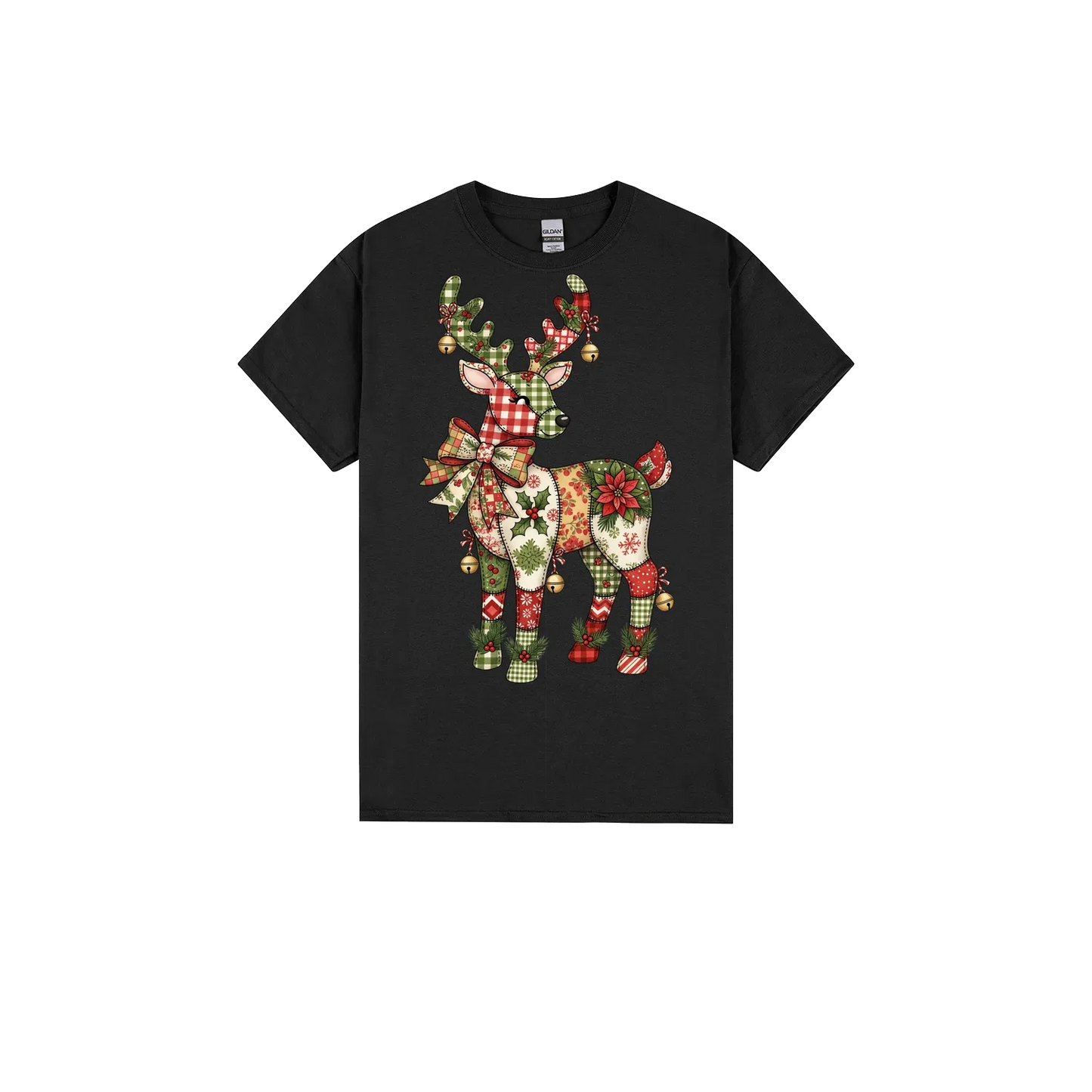 Black front flat lay