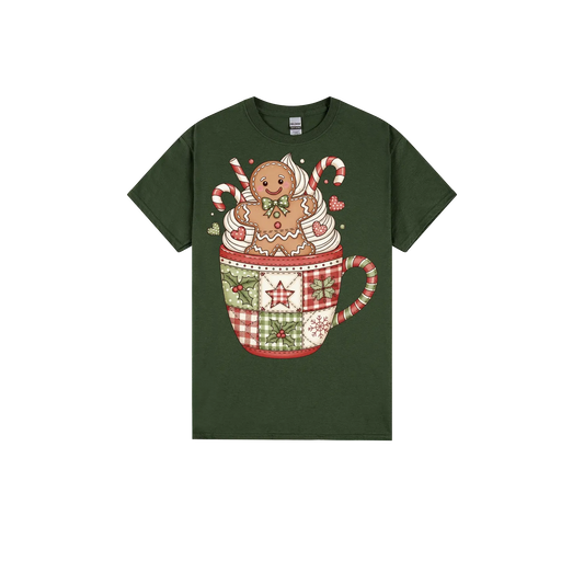 Forest Green front flat lay