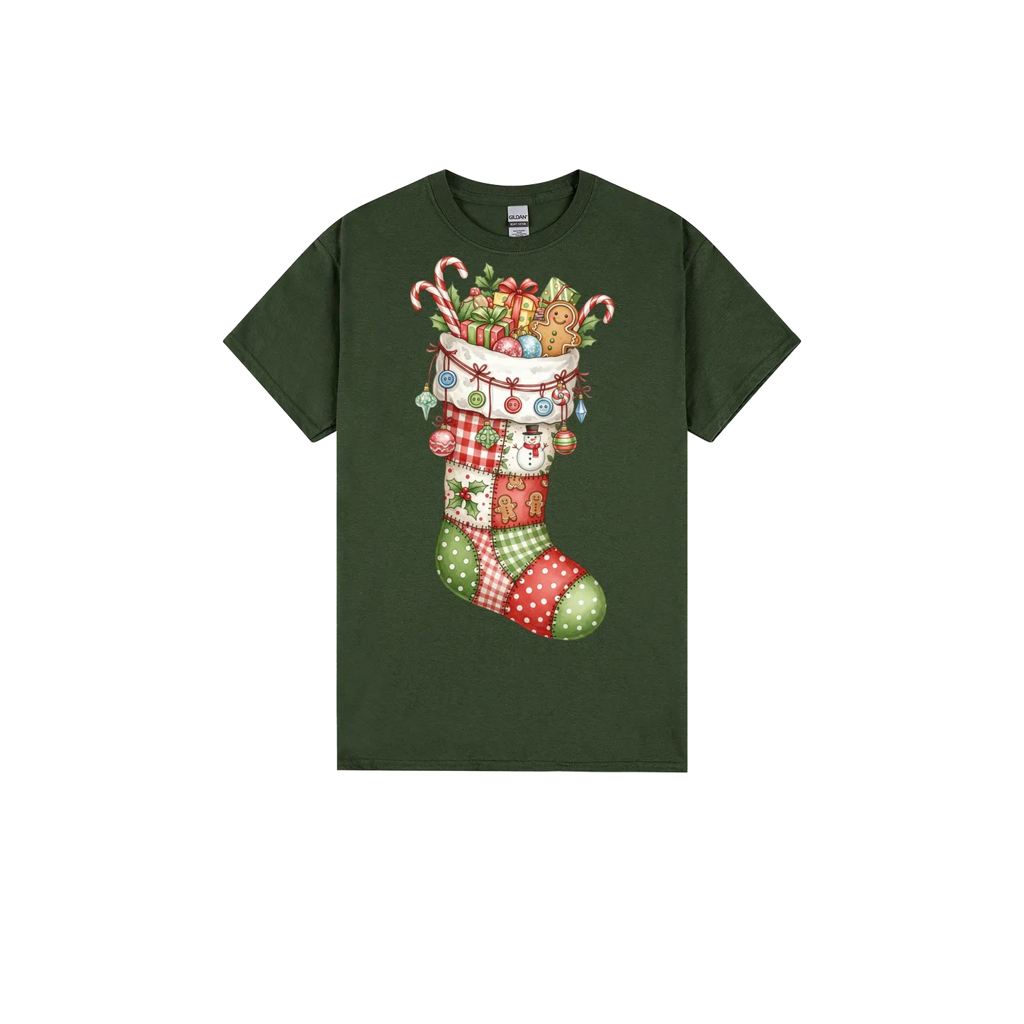 Forest Green front flat lay