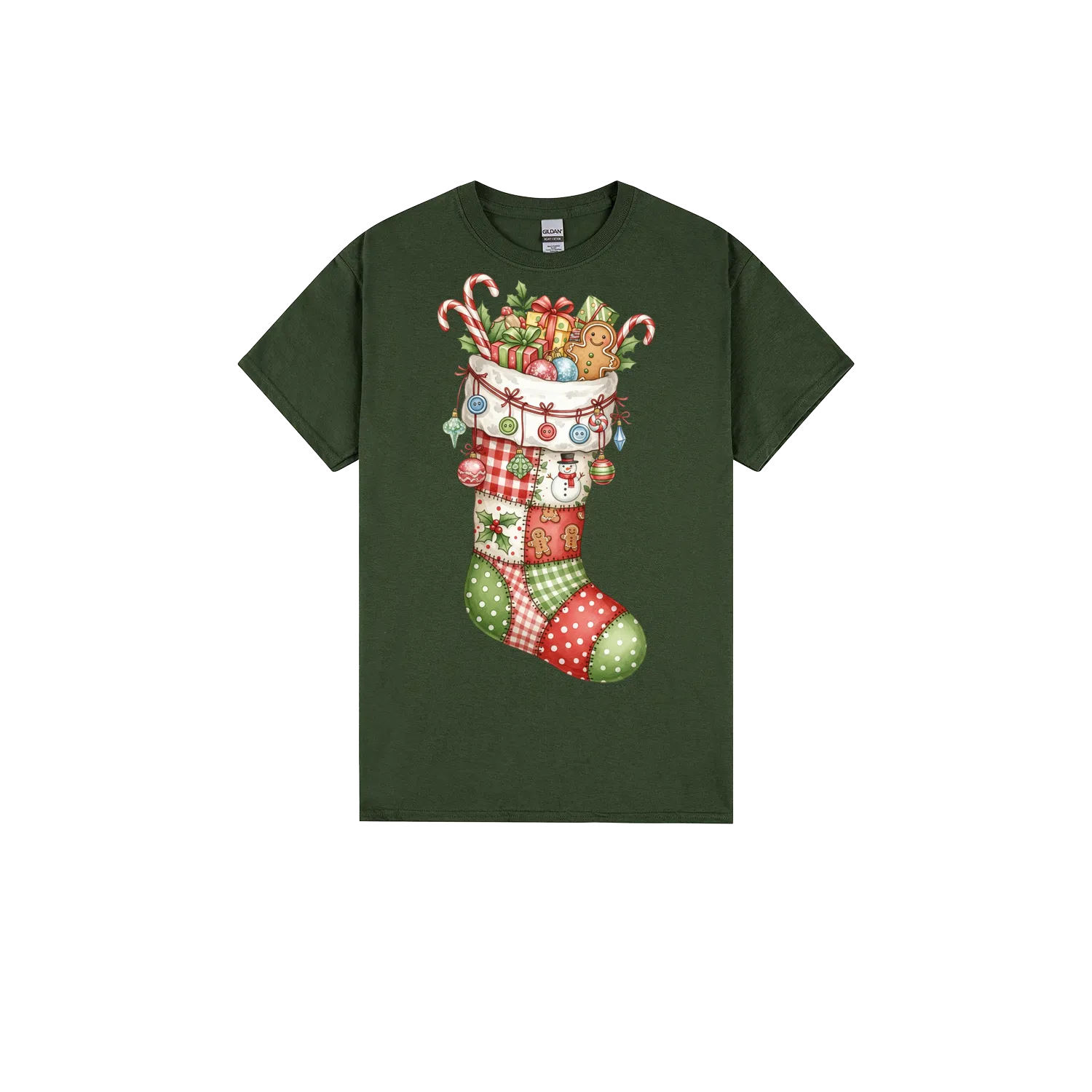 Forest Green front flat lay