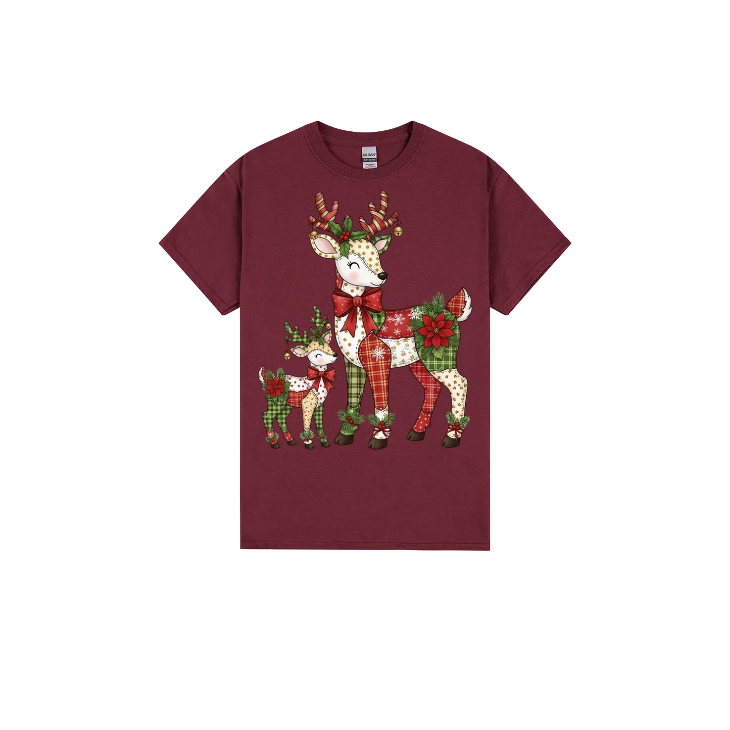 Maroon front flat lay