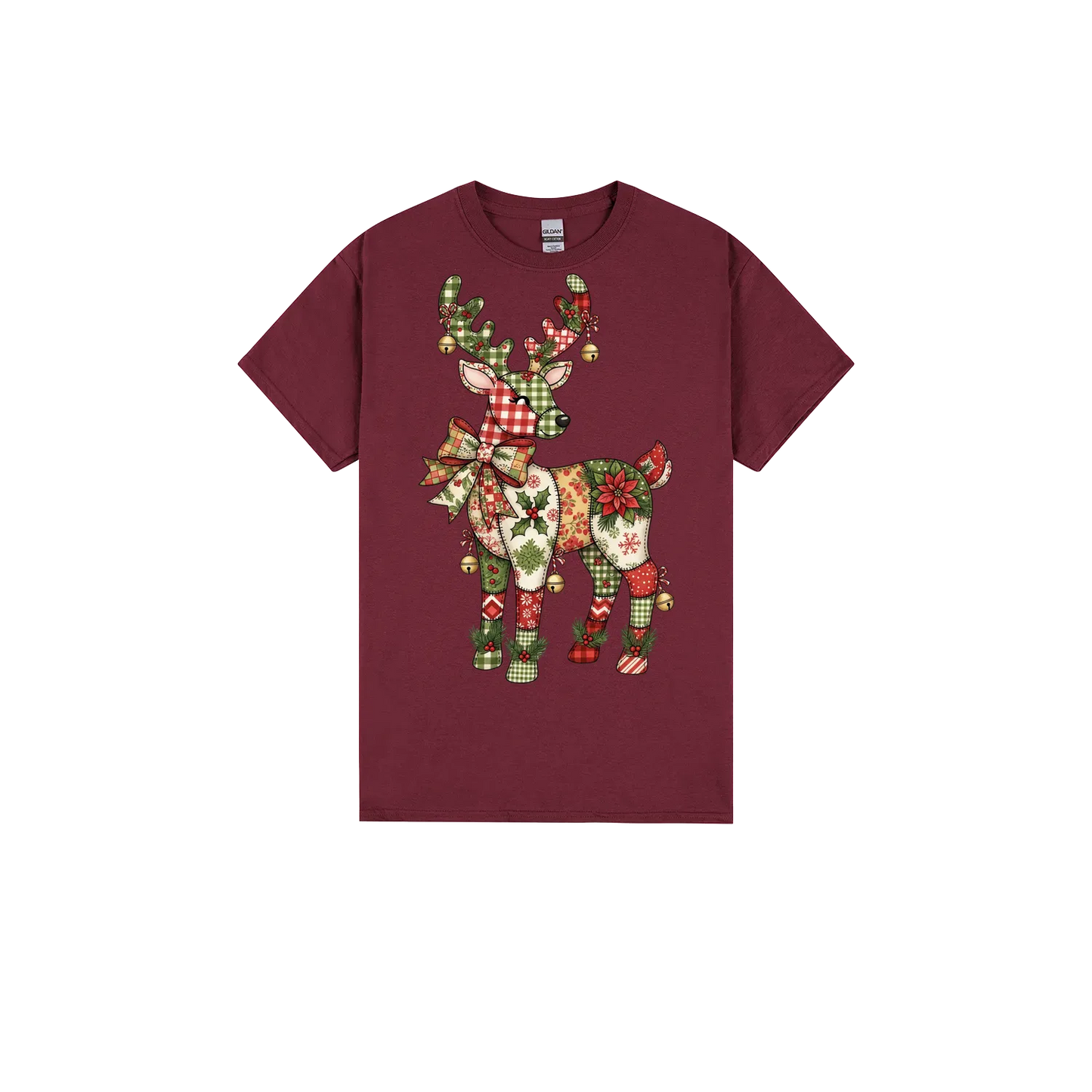 Maroon front flat lay