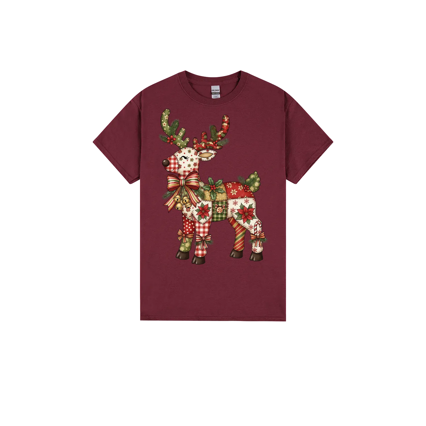 Maroon front flat lay