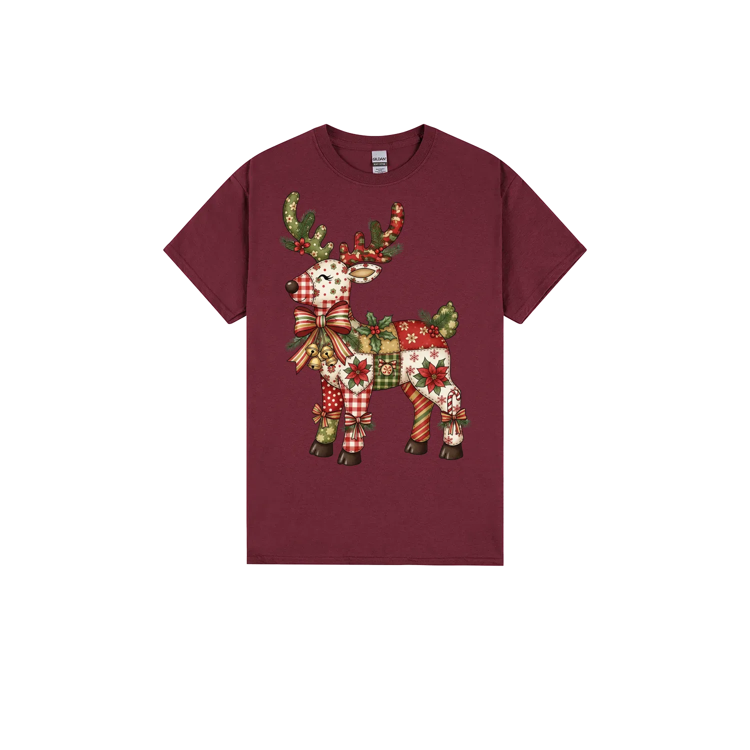 Maroon front flat lay