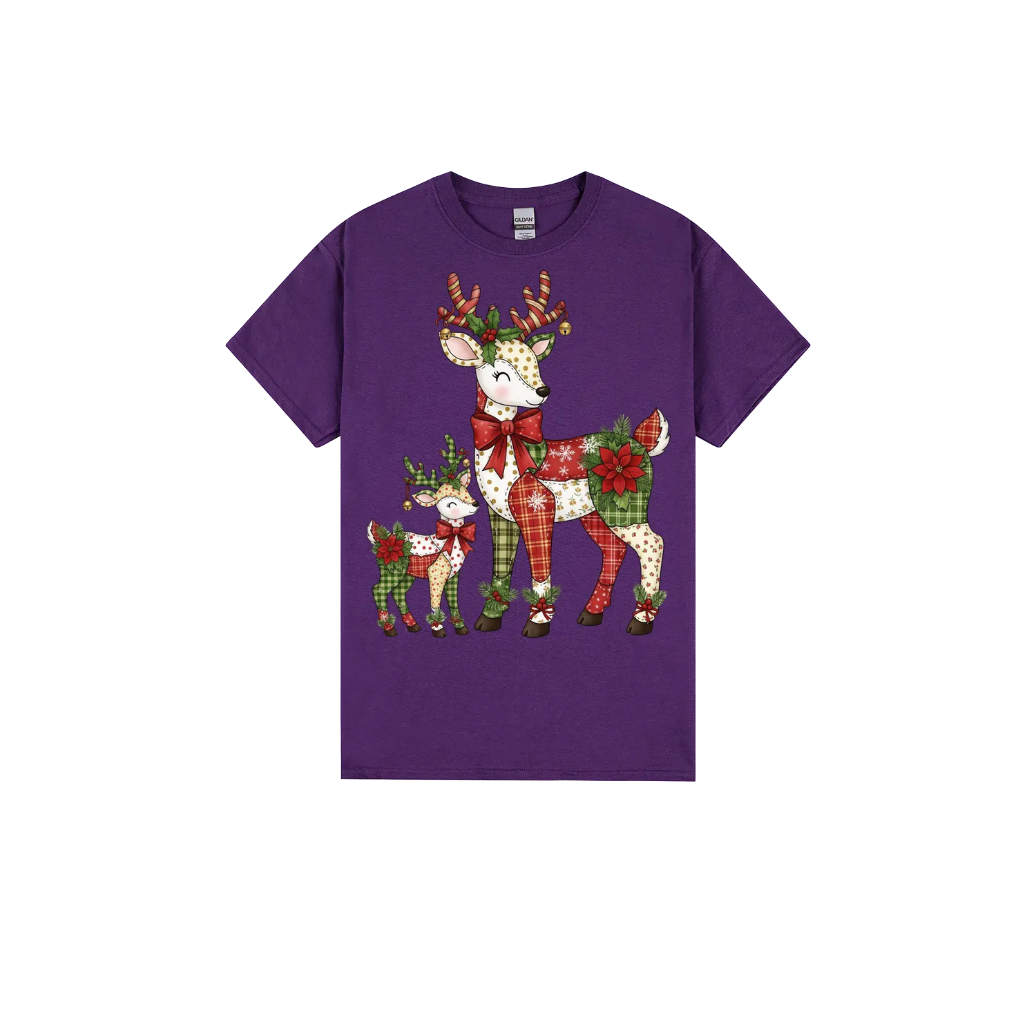 Purple front flat lay