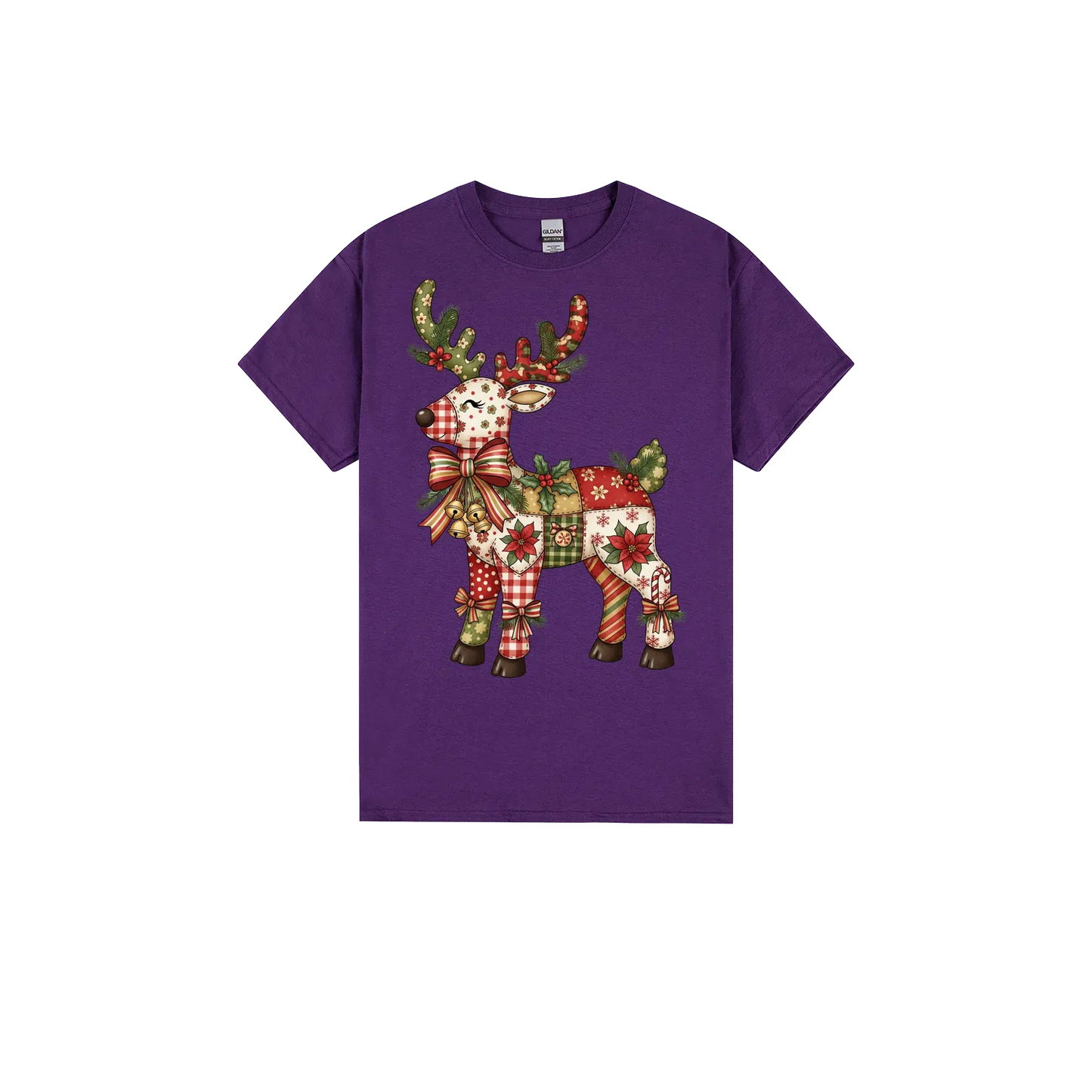 Purple front flat lay