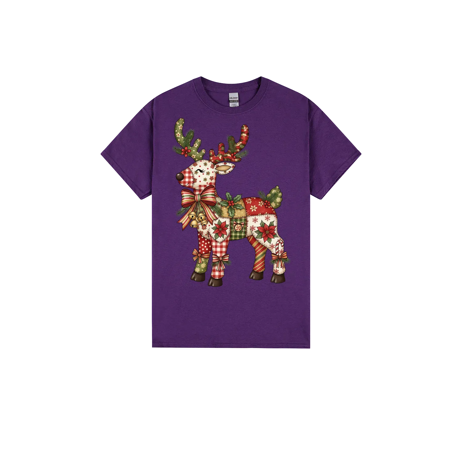 Purple front flat lay