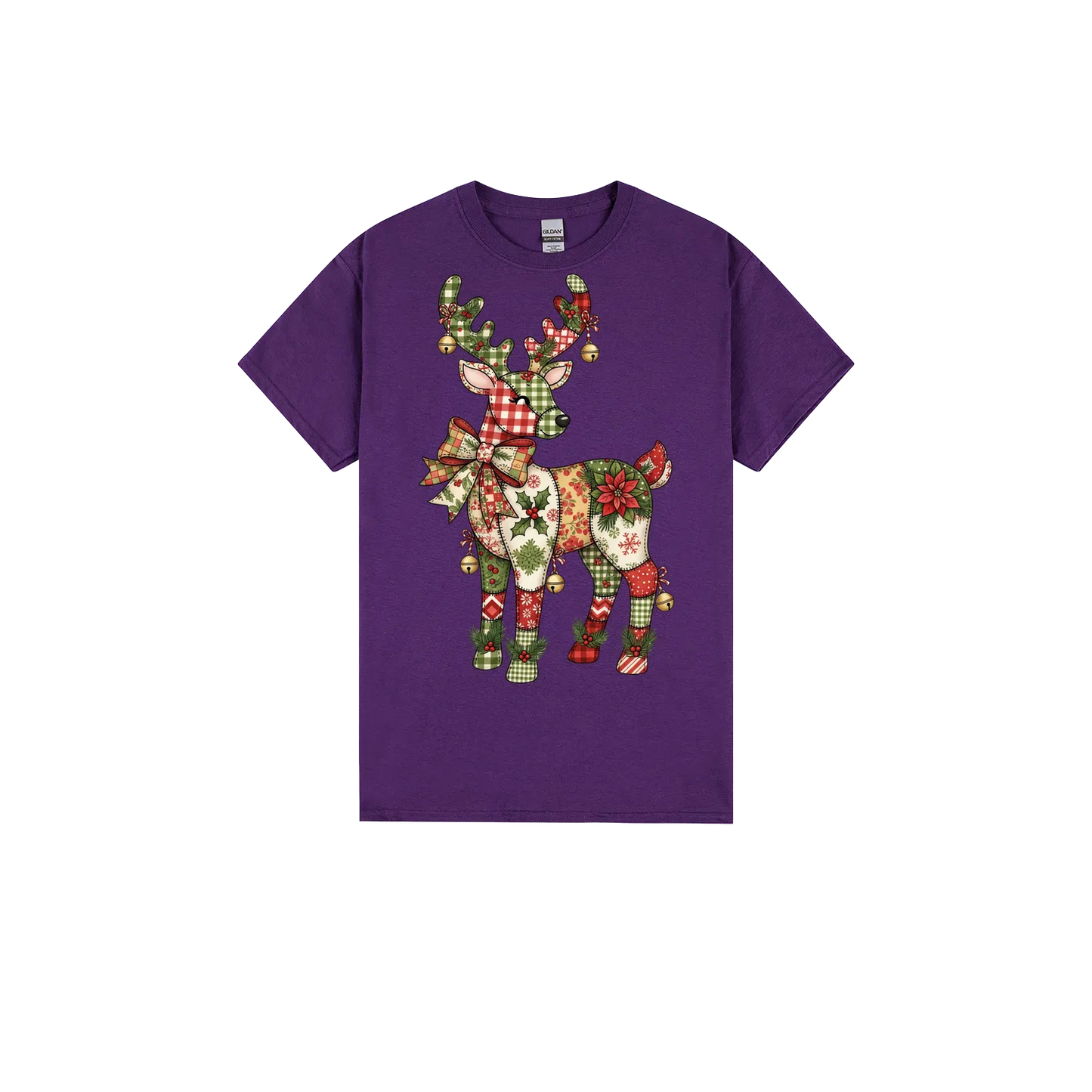 Purple front flat lay